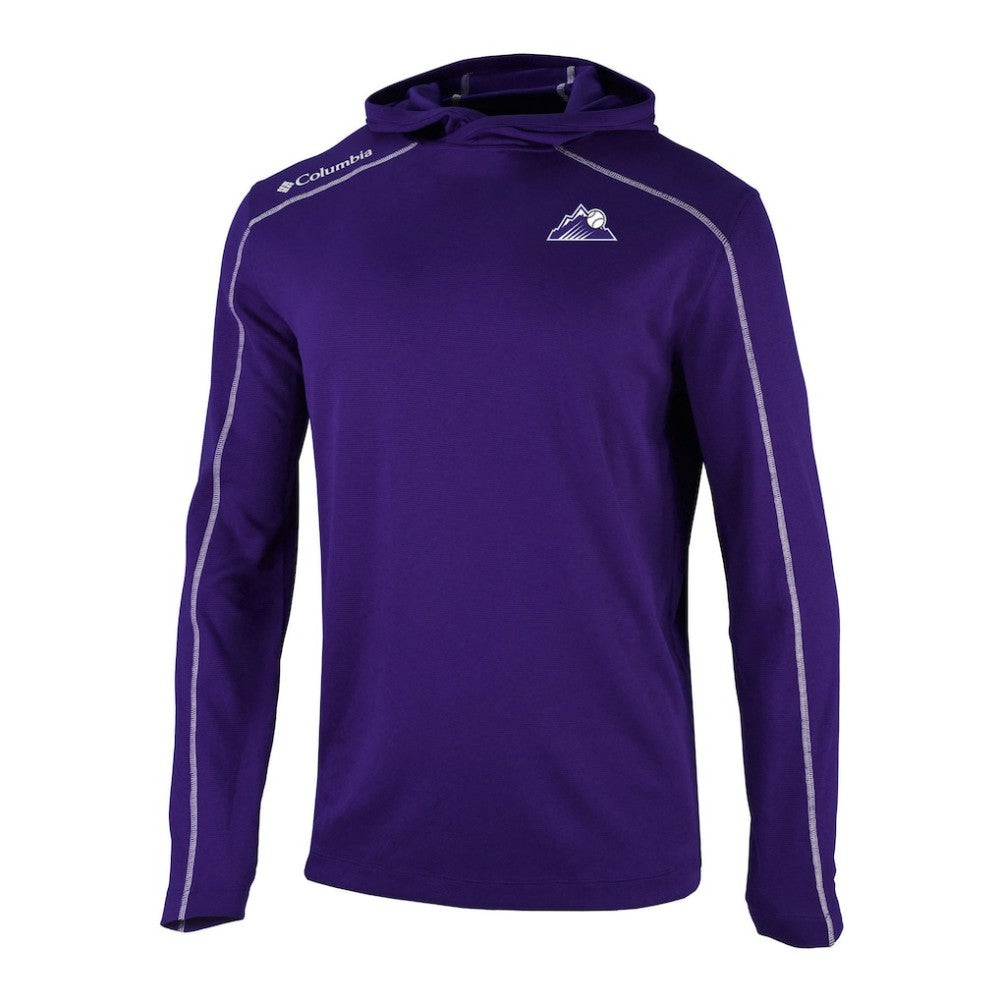 Colorado Rockies Columbia Omni-Wick Shotgun Pullover Hoodie for sale