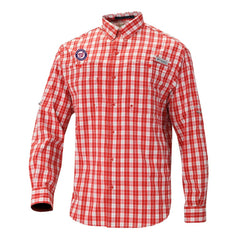 Washington Nationals Columbia Super Tamiami Omni-Shade Long Sleeve Button-Down Shirt Clearance