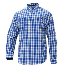 Texas Rangers Columbia Super Tamiami Omni-Shade Long Sleeve Button-Down Shirt Online