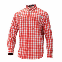 Cincinnati Reds Columbia Super Tamiami Omni-Shade Long Sleeve Button-Down Shirt for sale