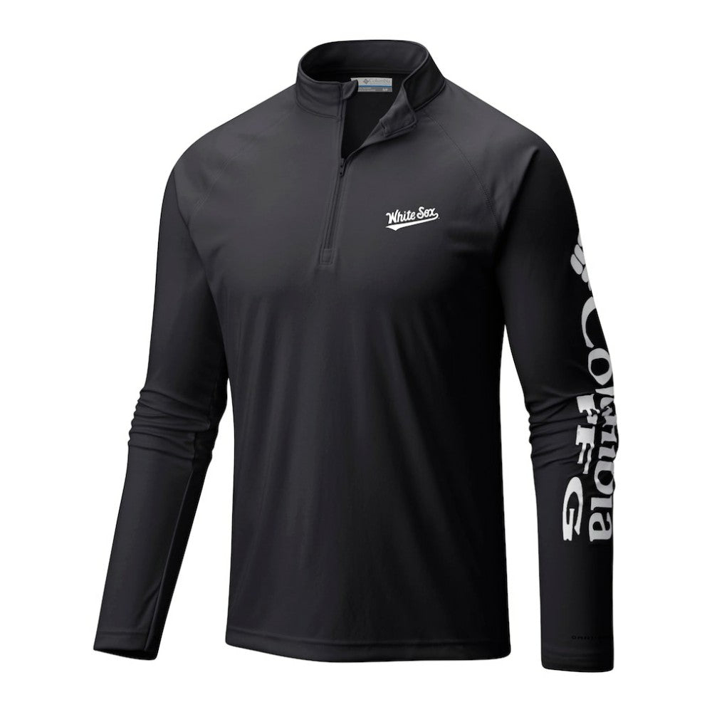 Chicago White Sox Columbia Terminal Tackle Omni-Wick Raglan Quarter-Zip Pullover Near Me