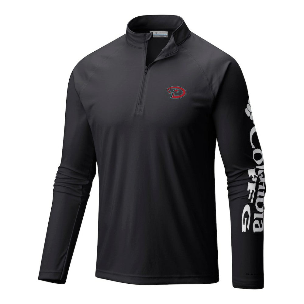 Arizona Diamondbacks Columbia Terminal Tackle Omni-Wick Raglan Quarter-Zip Pullover Near Me