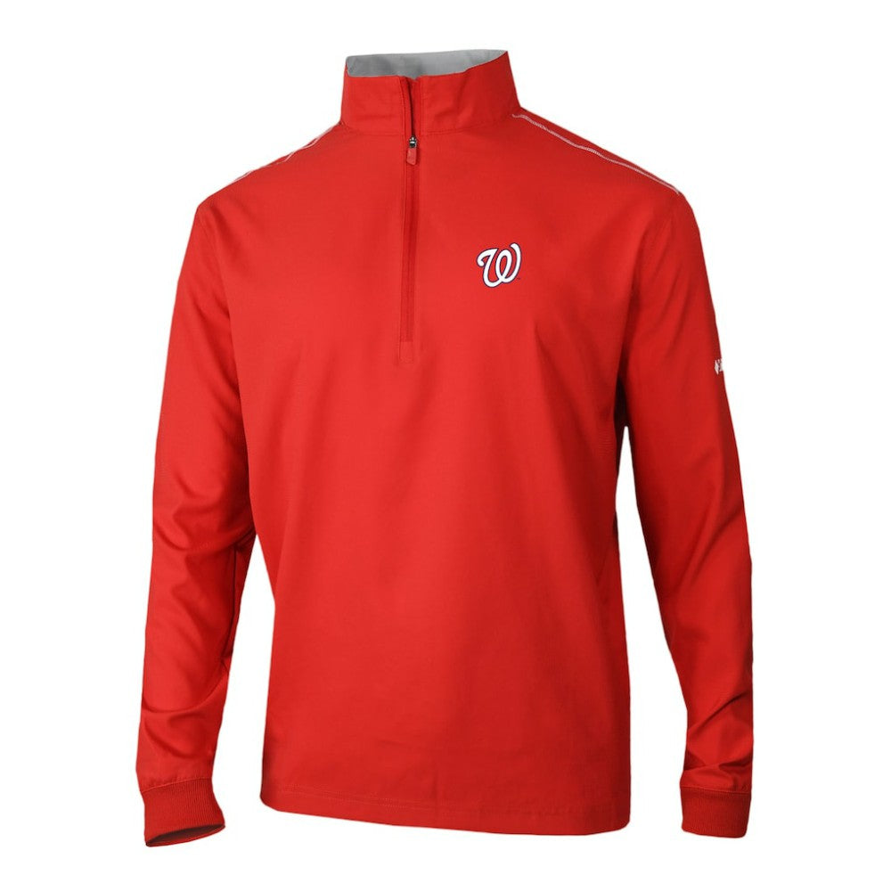 Washington Nationals Columbia Omni-Wick Bogey's Paradise Quarter-Zip Pullover Online