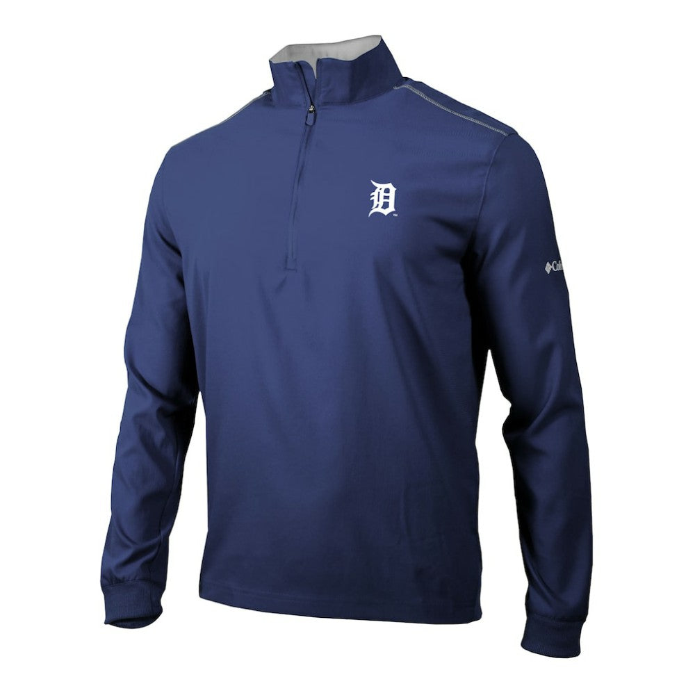 Detroit Tigers Columbia Omni-Wick Bogey's Paradise Quarter-Zip Pullover On Sale