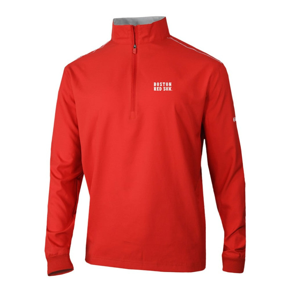 Boston Red Sox Columbia Omni-Wick Bogey's Paradise Quarter-Zip Pullover Sale