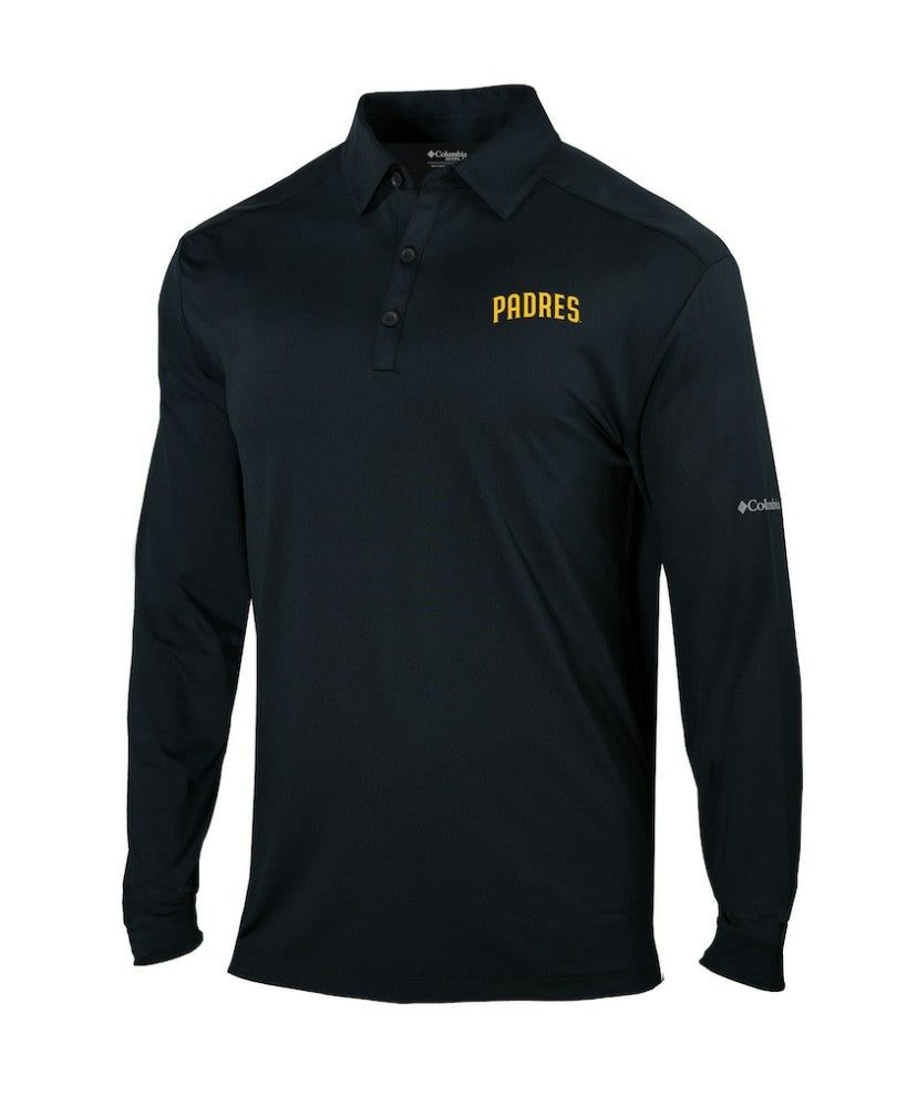 San Diego Padres Columbia Omni-Wick Pin High Long Sleeve Polo Near Me