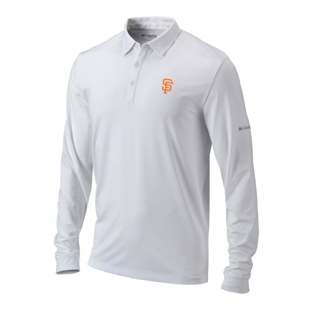 San Francisco Giants Columbia Omni-Wick Pin High Long Sleeve Polo Lifestyle