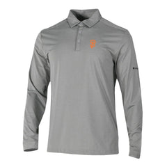 San Francisco Giants Columbia Omni-Wick Pin High Long Sleeve Polo Clearance