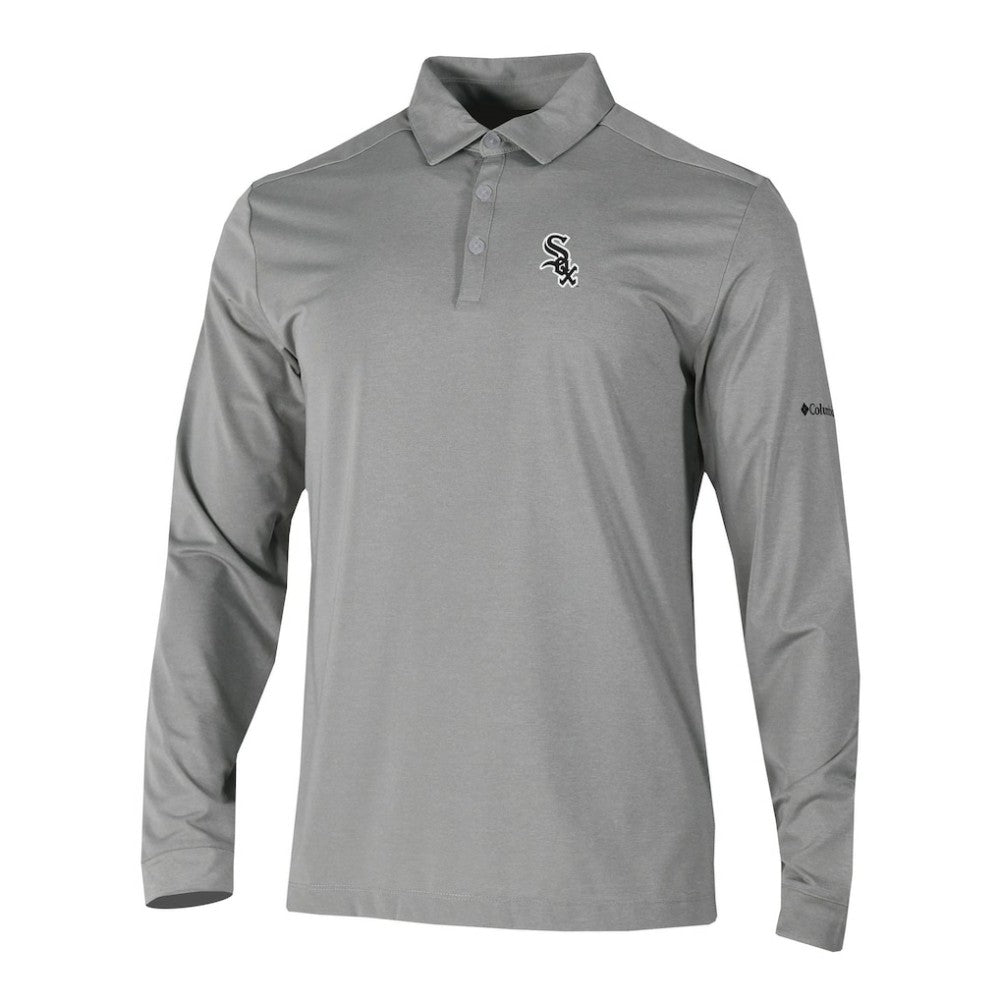 Chicago White Sox Columbia Omni-Wick Pin High Long Sleeve Polo discount