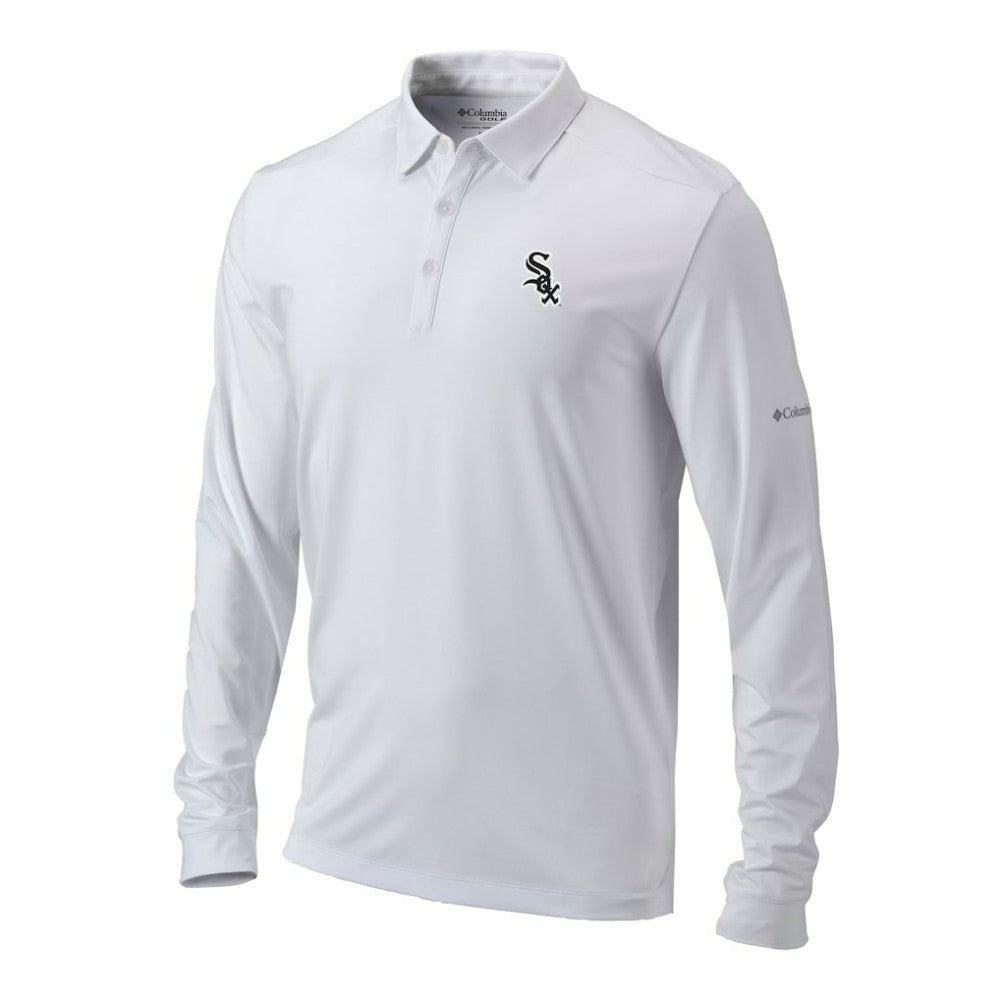 Chicago White Sox Columbia Omni-Wick Pin High Long Sleeve Polo Lifestyle