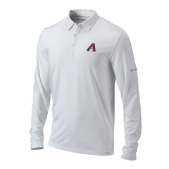 Arizona Diamondbacks Columbia Omni-Wick Pin High Long Sleeve Polo discount