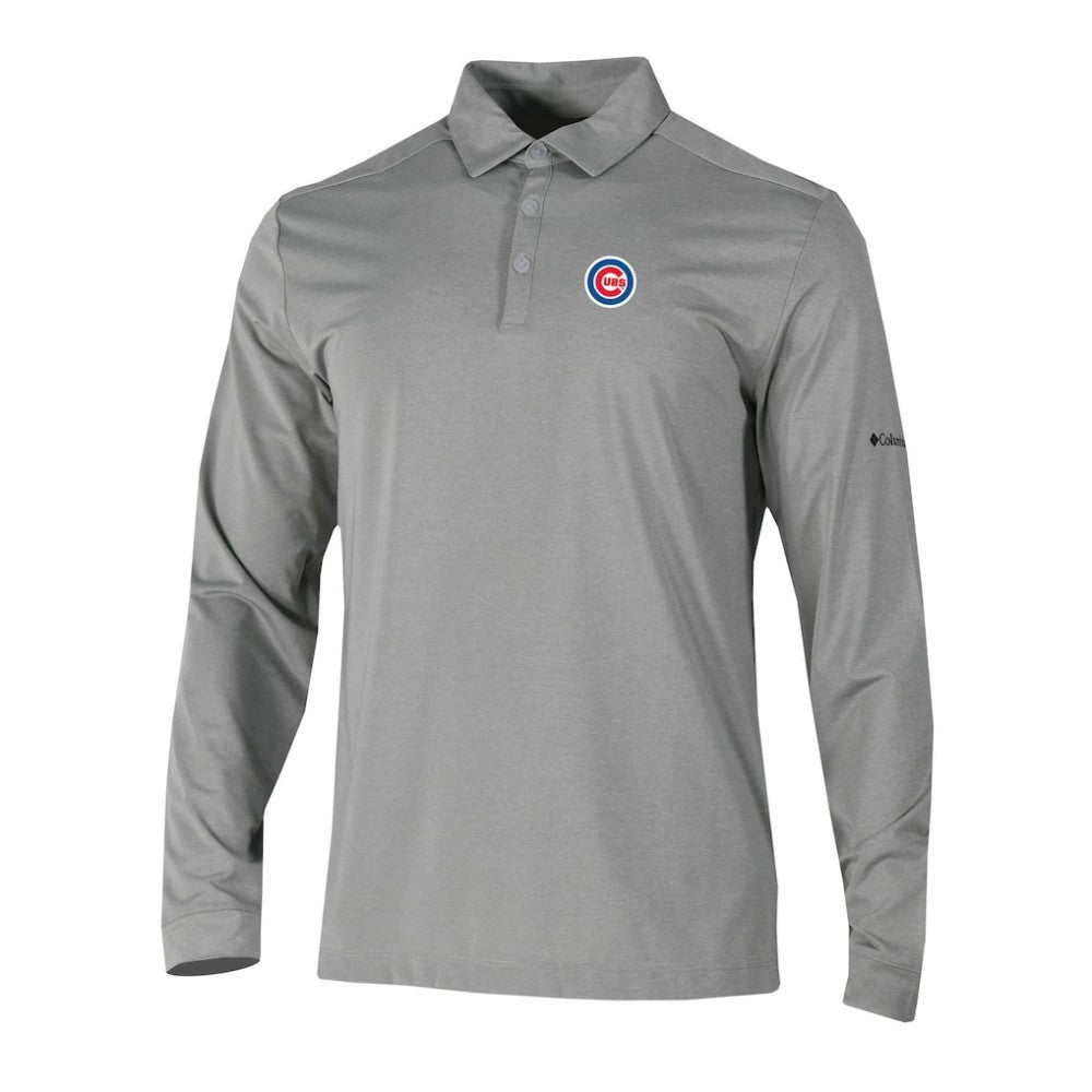 Chicago Cubs Columbia Omni-Wick Pin High Long Sleeve Polo Near Me