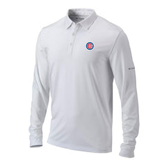 Chicago Cubs Columbia Omni-Wick Pin High Long Sleeve Polo Near Me