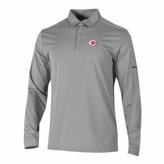 Cincinnati Reds Columbia Omni-Wick Pin High Long Sleeve Polo Clearance