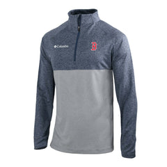 Boston Red Sox Columbia Omni-Wick Raglan Rockin' It Quarter-Zip Pullover Lifestyle
