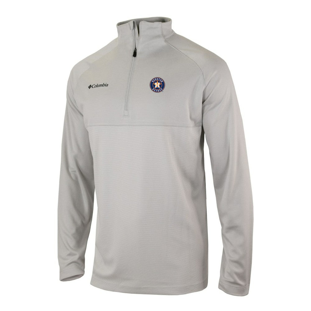 Houston Astros Columbia Omni-Wick Raglan Rockin' It Quarter-Zip Pullover On Sale