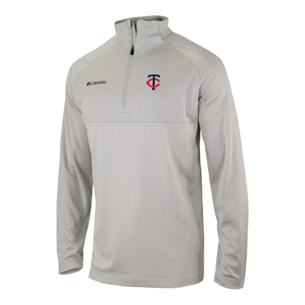 Minnesota Twins Columbia Omni-Wick Raglan Rockin' It Quarter-Zip Pullover discount