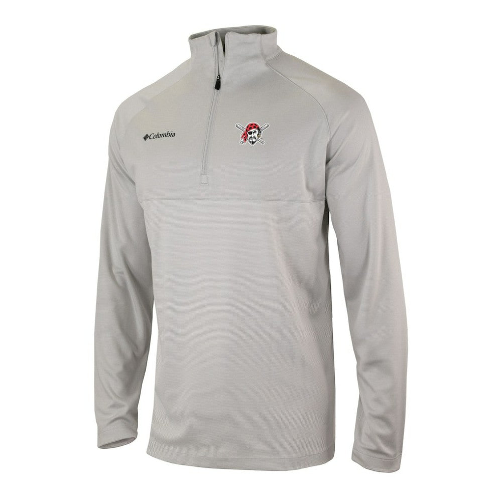 Pittsburgh Pirates Columbia Omni-Wick Raglan Rockin' It Quarter-Zip Pullover Clearance