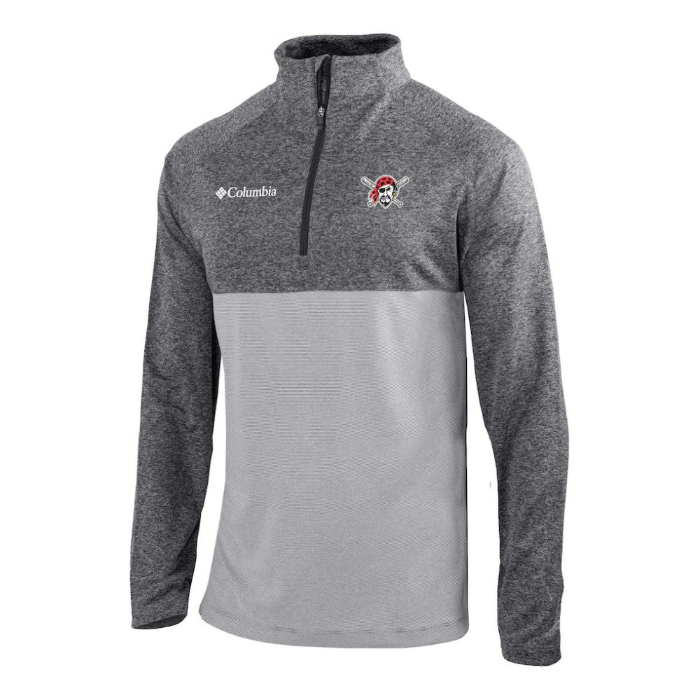 Pittsburgh Pirates Columbia Omni-Wick Raglan Rockin' It Quarter-Zip Pullover Lifestyle