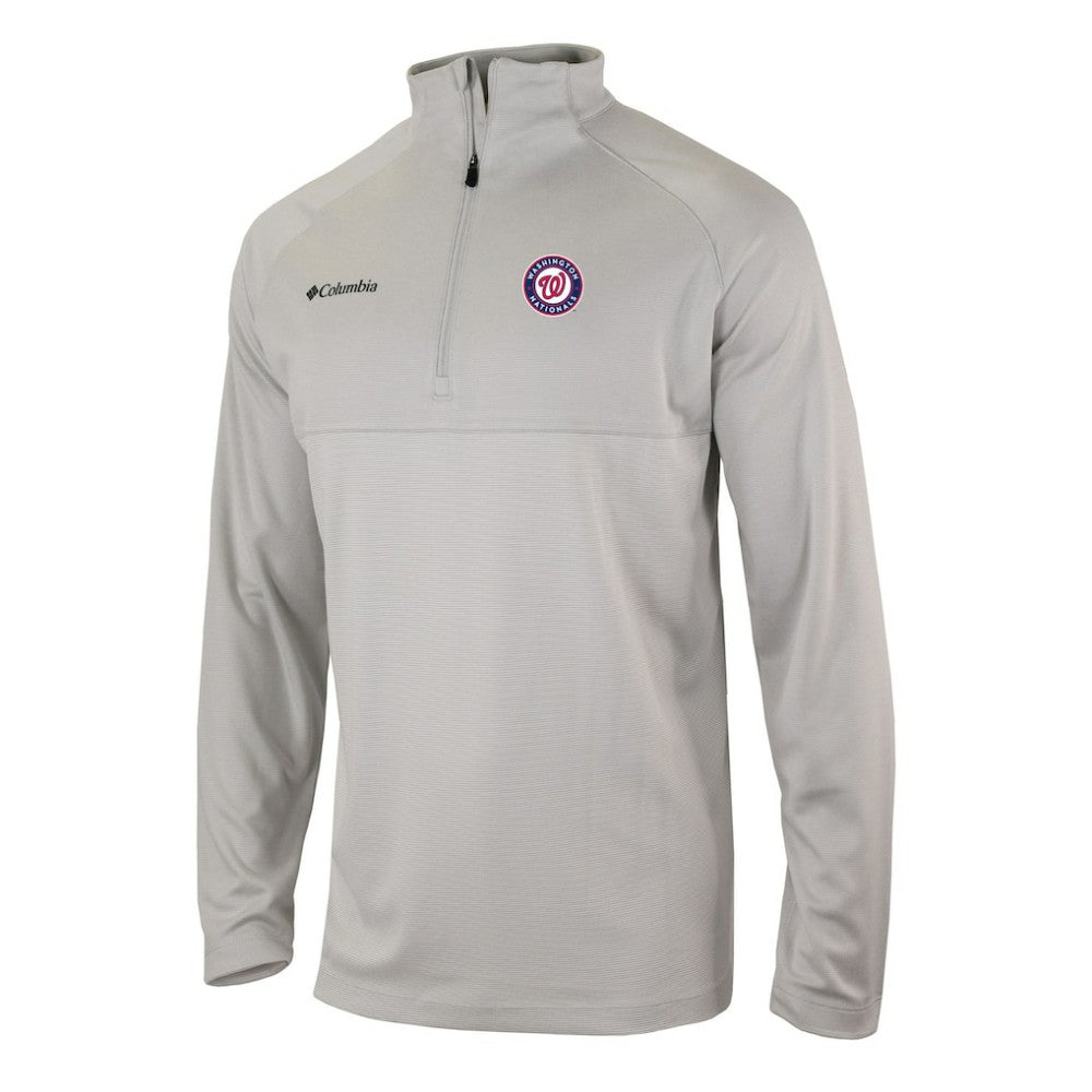 Washington Nationals Columbia Omni-Wick Raglan Rockin' It Quarter-Zip Pullover Near Me
