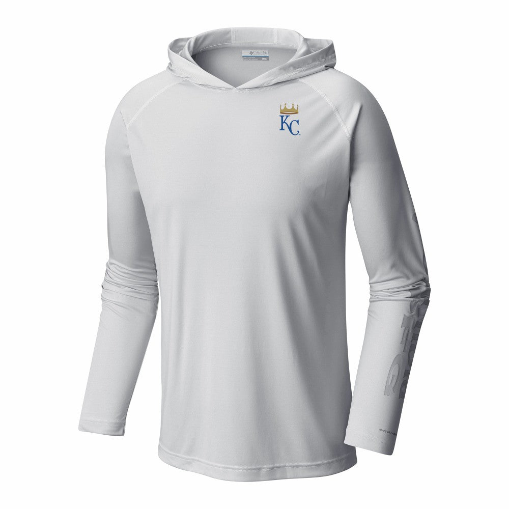 Kansas City Royals Columbia Terminal Tackle Omni-Shade Raglan Pullover Hoodie Lifestyle