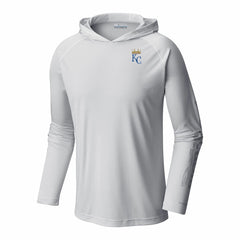 Kansas City Royals Columbia Terminal Tackle Omni-Shade Raglan Pullover Hoodie Lifestyle