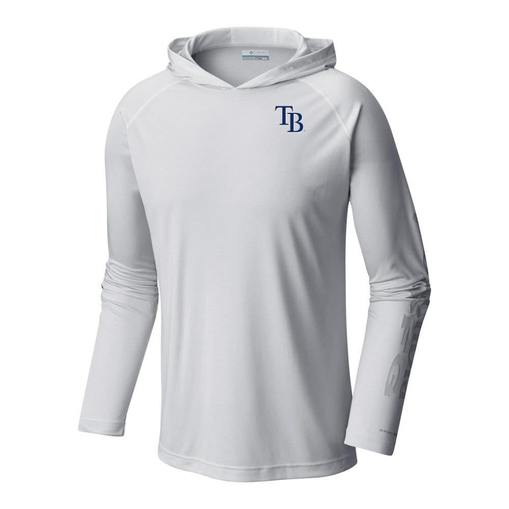 Tampa Bay Rays Columbia Terminal Tackle Omni-Shade Pullover Hoodie Sale
