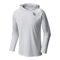 Tampa Bay Rays Columbia Terminal Tackle Omni-Shade Pullover Hoodie Sale