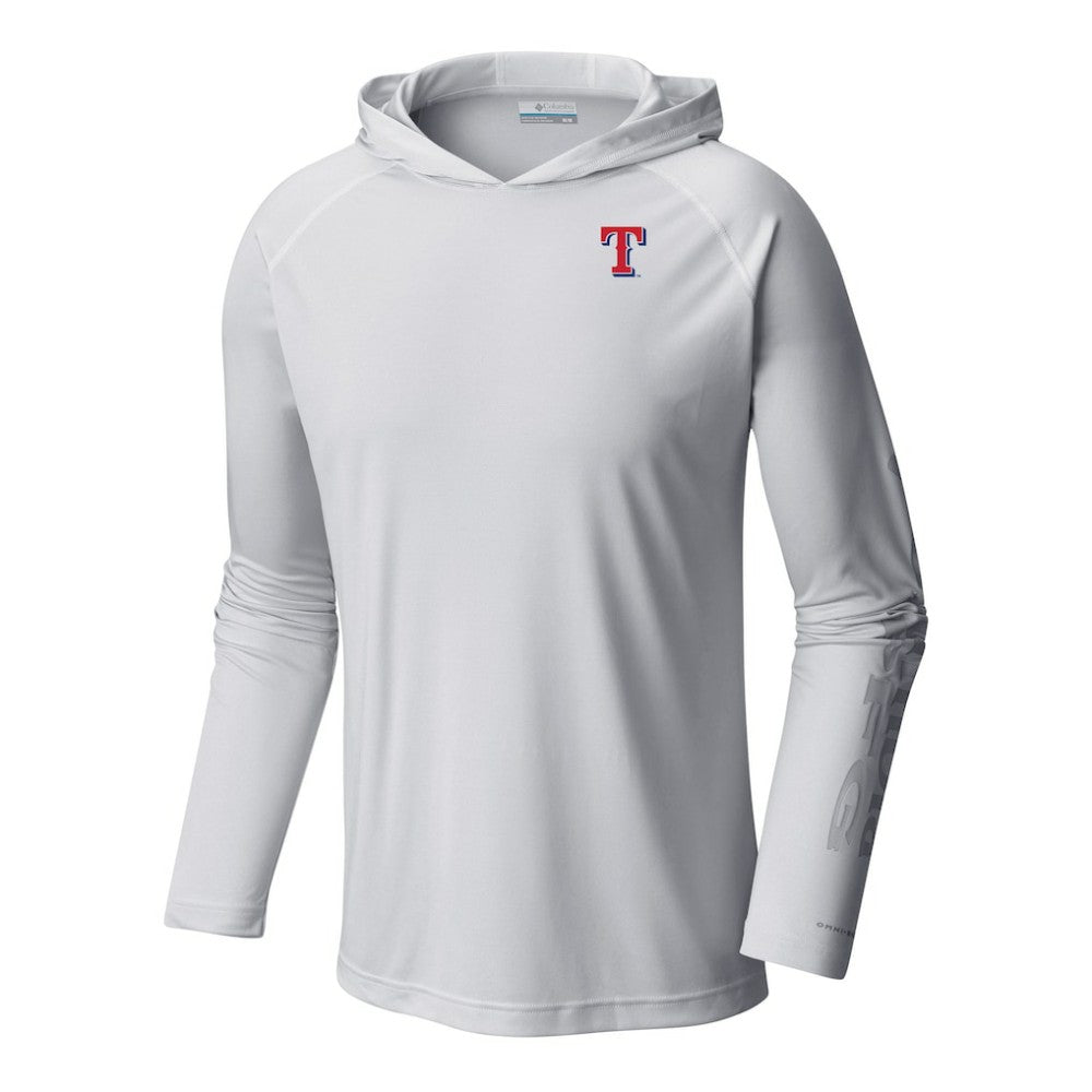 Texas Rangers Columbia Terminal Tackle Omni-Shade Pullover Hoodie discount