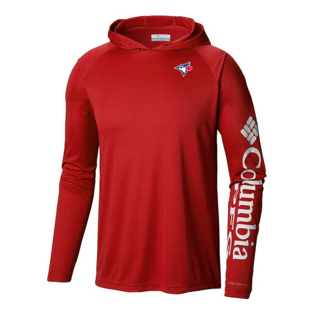 Toronto Blue Jays Columbia Terminal Tackle Omni-Shade Pullover Hoodie Near Me