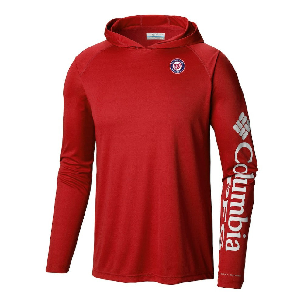 Washington Nationals Columbia Terminal Tackle Omni-Shade Pullover Hoodie Near Me