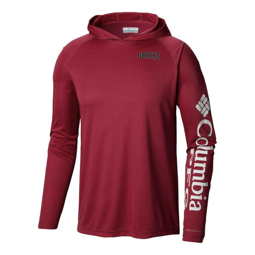 Arizona Diamondbacks Columbia Terminal Tackle Omni-Shade Pullover Hoodie Lifestyle