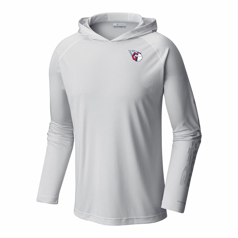 Cleveland Guardians Columbia Terminal Tackle Omni-Shade Pullover Hoodie Lifestyle
