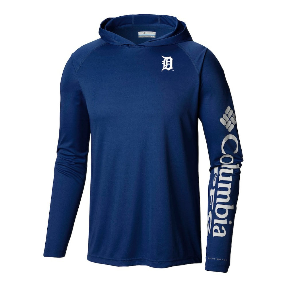Detroit Tigers Columbia Terminal Tackle Omni-Shade Pullover Hoodie Lifestyle