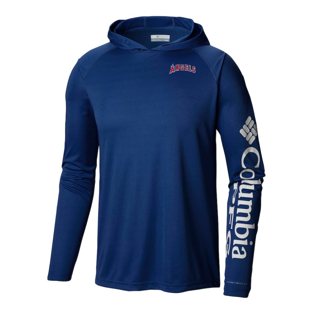 Los Angeles Angels Columbia Terminal Tackle Omni-Shade Pullover Hoodie Lifestyle