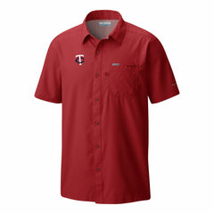 Minnesota Twins Columbia Slack Tide Omni-Wick Button-Up Camp Shirt On Sale