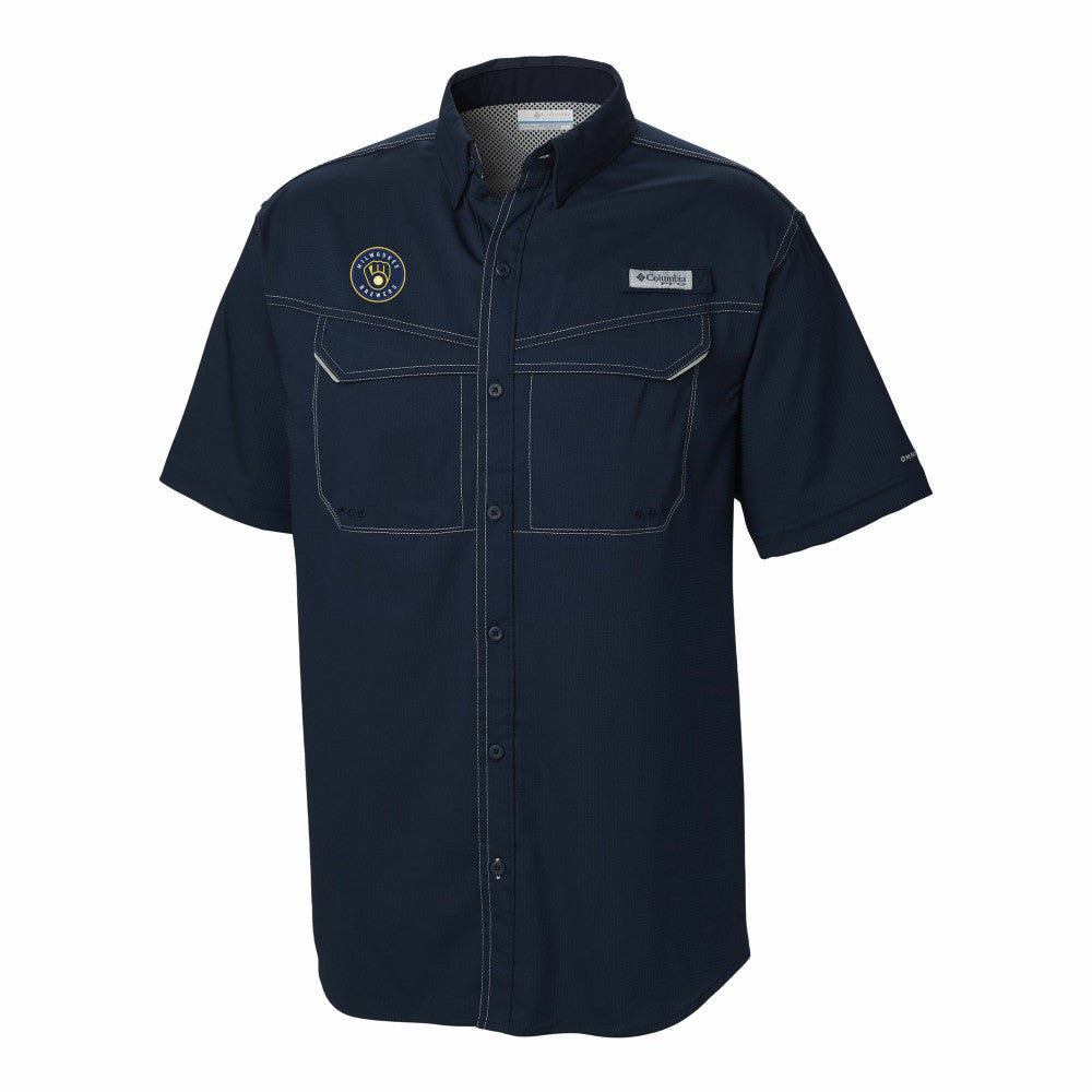 Milwaukee Brewers Columbia Omni-Wick Low Drag Offshore Button-Up Shirt Sale