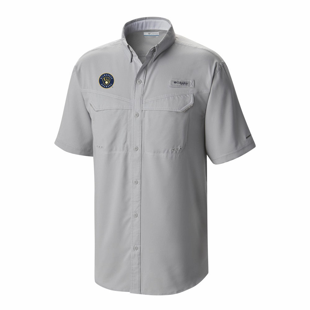 Milwaukee Brewers Columbia Omni-Wick Low Drag Offshore Button-Up Shirt Near Me