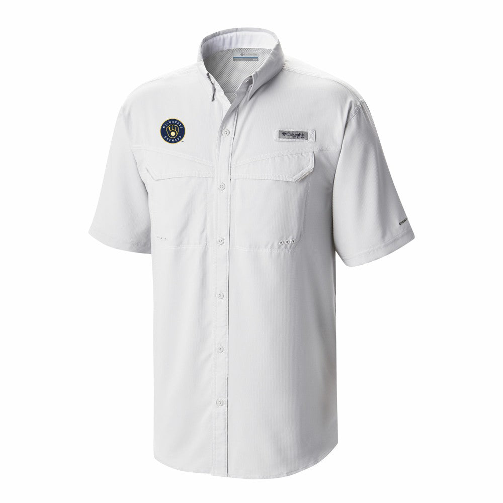 Milwaukee Brewers Columbia Omni-Wick Low Drag Offshore Button-Up Shirt discount