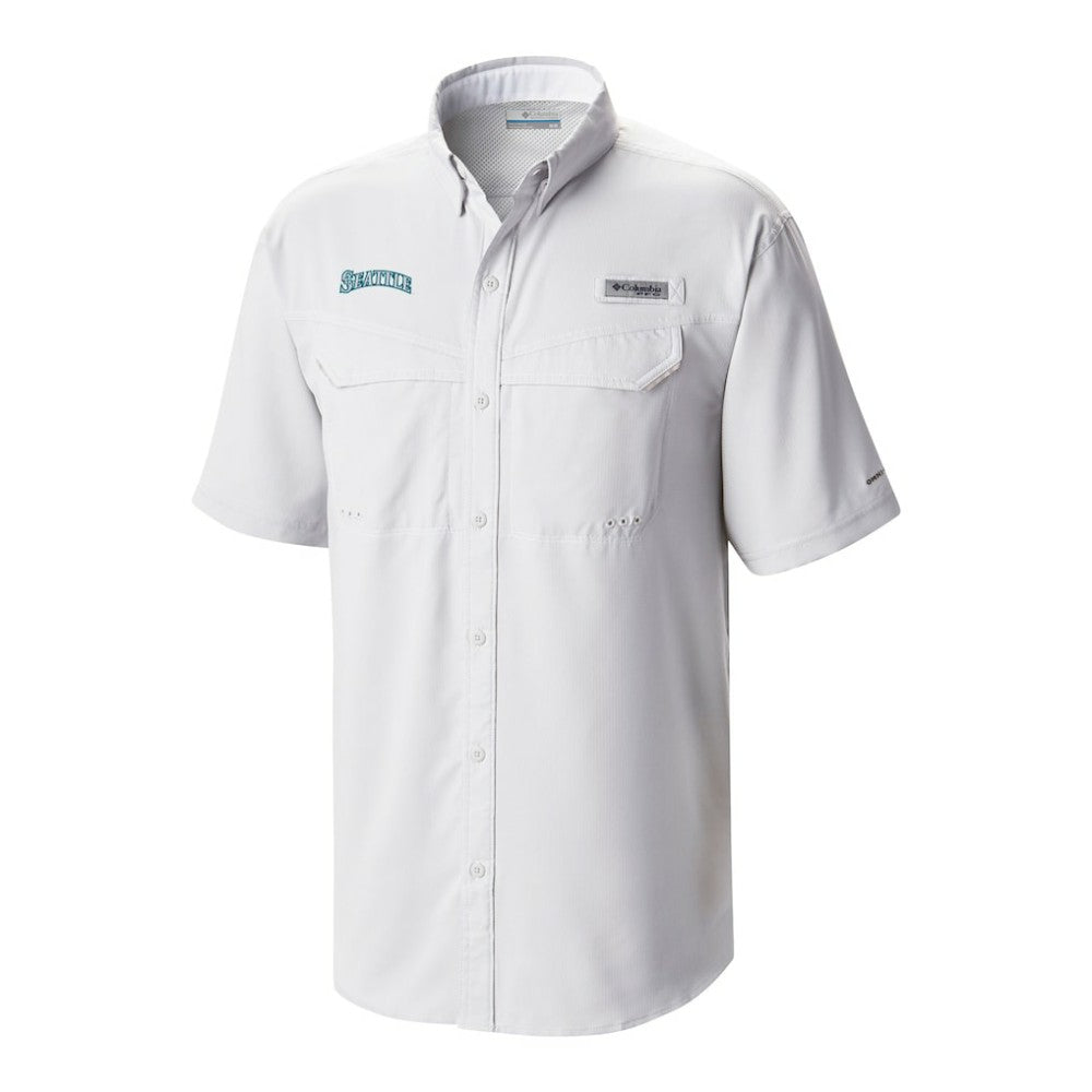 Seattle Mariners Columbia Omni-Wick Low Drag Offshore Button-Up Shirt On Sale
