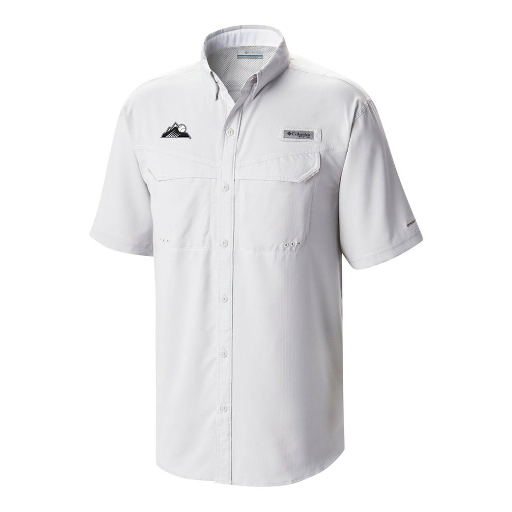 Colorado Rockies Columbia Omni-Wick Low Drag Offshore Button-Up Shirt Sale