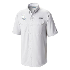 Tampa Bay Rays Columbia Omni-Wick Low Drag Offshore Button-Up Shirt Lifestyle