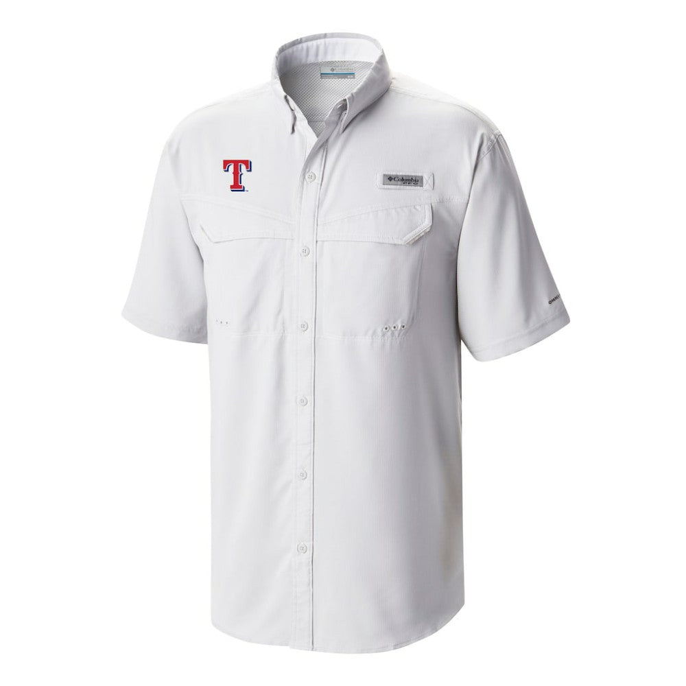 Texas Rangers Columbia Omni-Wick Low Drag Offshore Button-Up Shirt Online