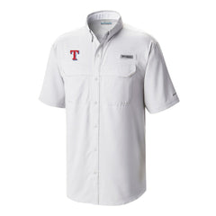 Texas Rangers Columbia Omni-Wick Low Drag Offshore Button-Up Shirt Online