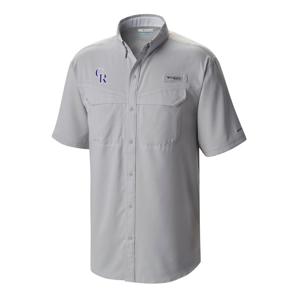Colorado Rockies Columbia Omni-Wick Low Drag Offshore Button-Up Shirt Sale