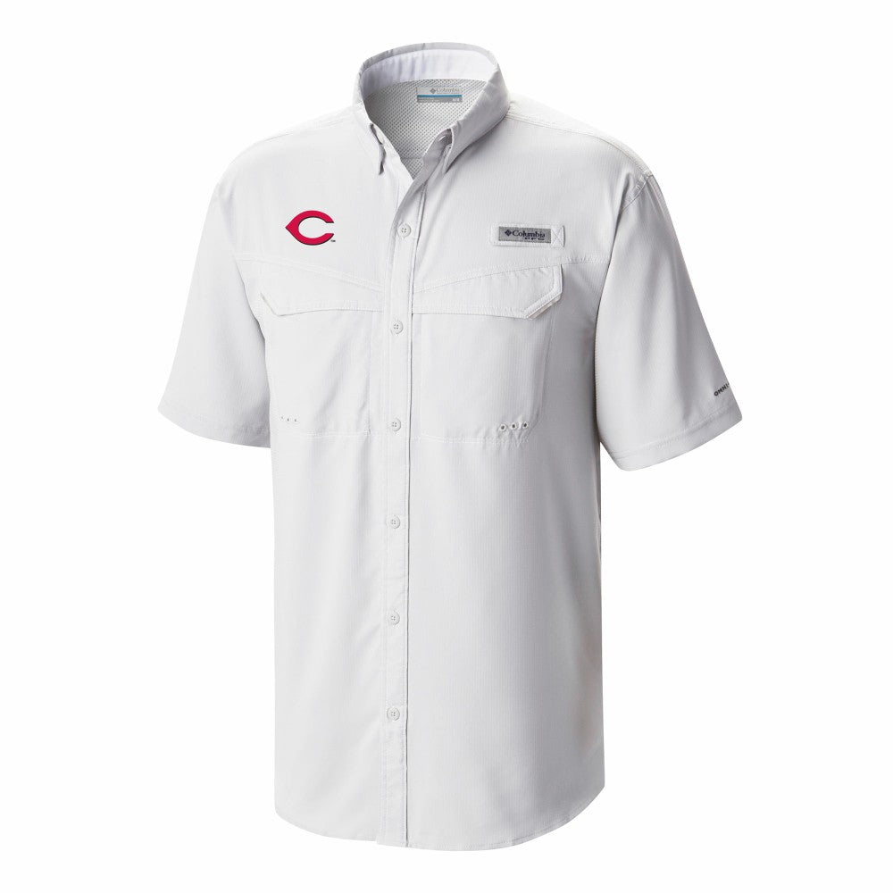 Cincinnati Reds Columbia Omni-Wick Low Drag Offshore Button-Up Shirt discount