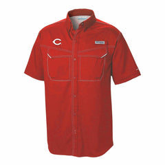 Cincinnati Reds Columbia Omni-Wick Low Drag Offshore Button-Up Shirt Clearance