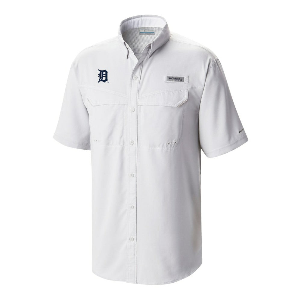 Detroit Tigers Columbia Omni-Wick Low Drag Offshore Button-Up Shirt Clearance