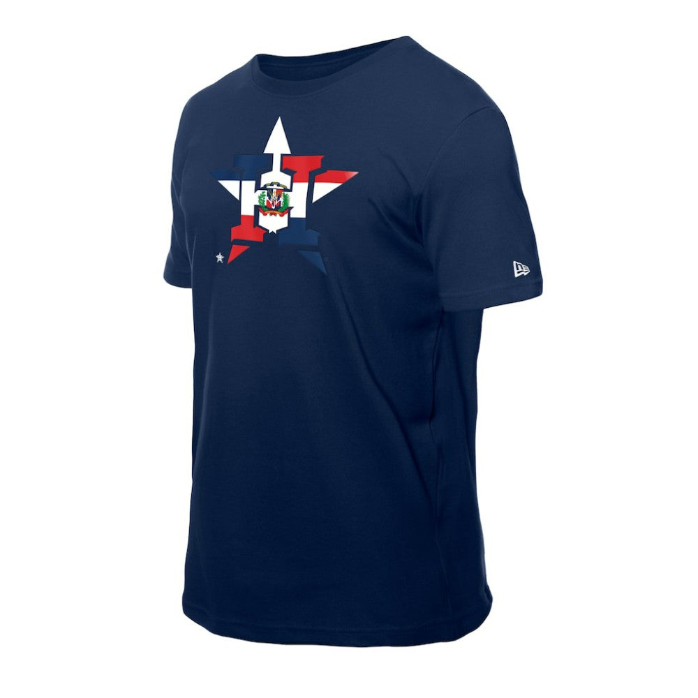 Houston Astros New Era Dominican Republic Flag Logo T-Shirt Online
