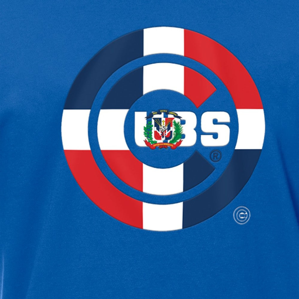 Chicago Cubs New Era Dominican Republic Flag Logo T-Shirt Near Me
